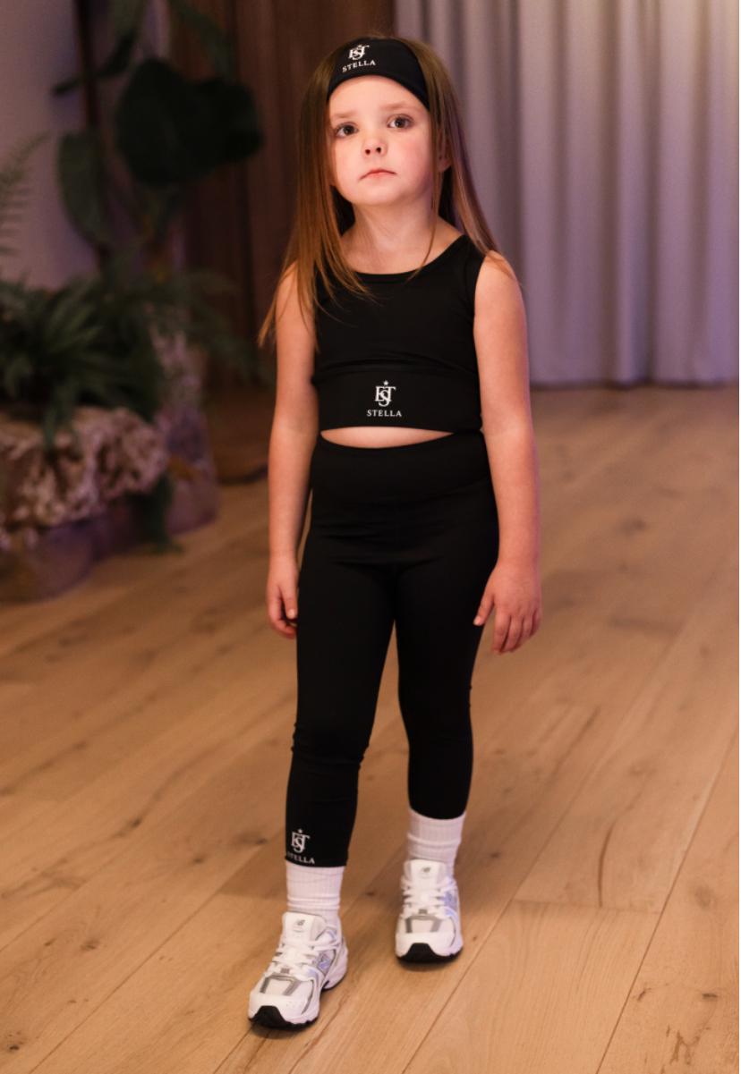 Children’s Black Frilly 3 Piece Set