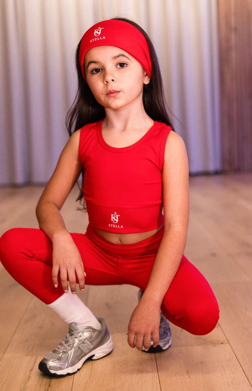 Children’s Red Frilly 3 Piece Set